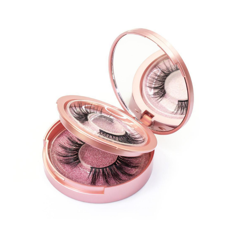 Boitier Contenant 2 Paires de Faux Cils Magnétiques