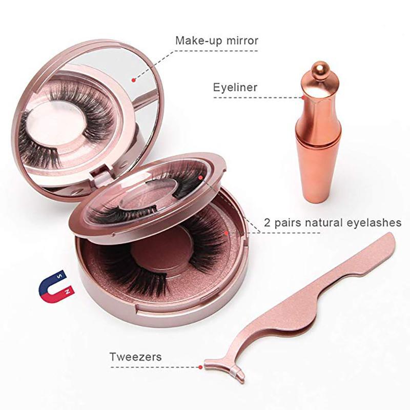 Ensemble 3 Pièces pour Faux Cils Magnétiques