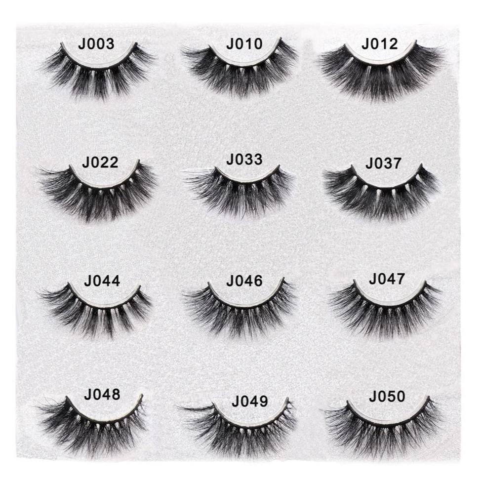 Faux Cils 3D Noir Naturels Balance