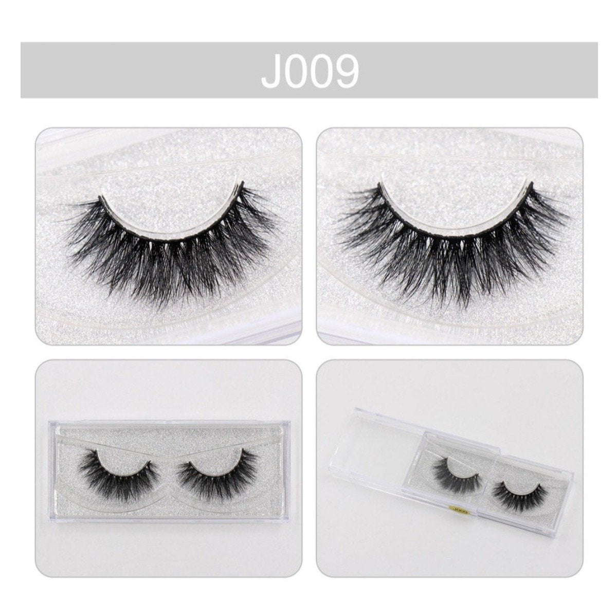 Faux Cils 3D Noir Naturels Serpentaire
