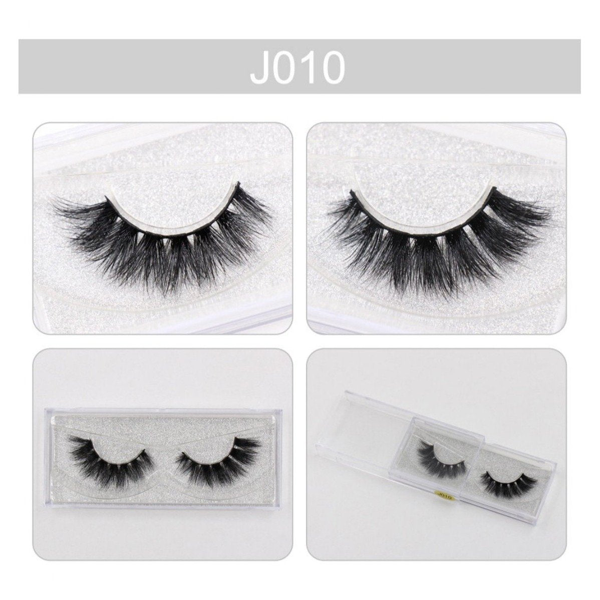 Faux Cils 3D Noir Naturels Verseau