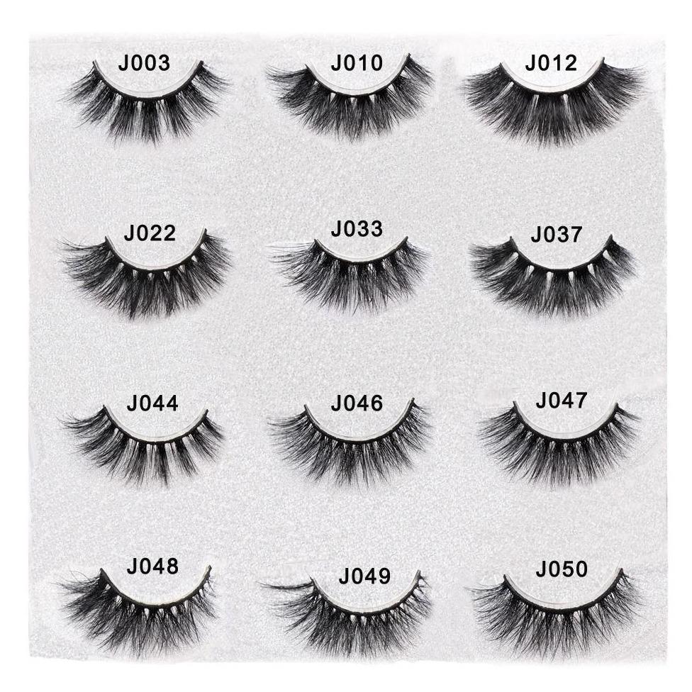 Faux Cils 3D Noir Naturels Verseau