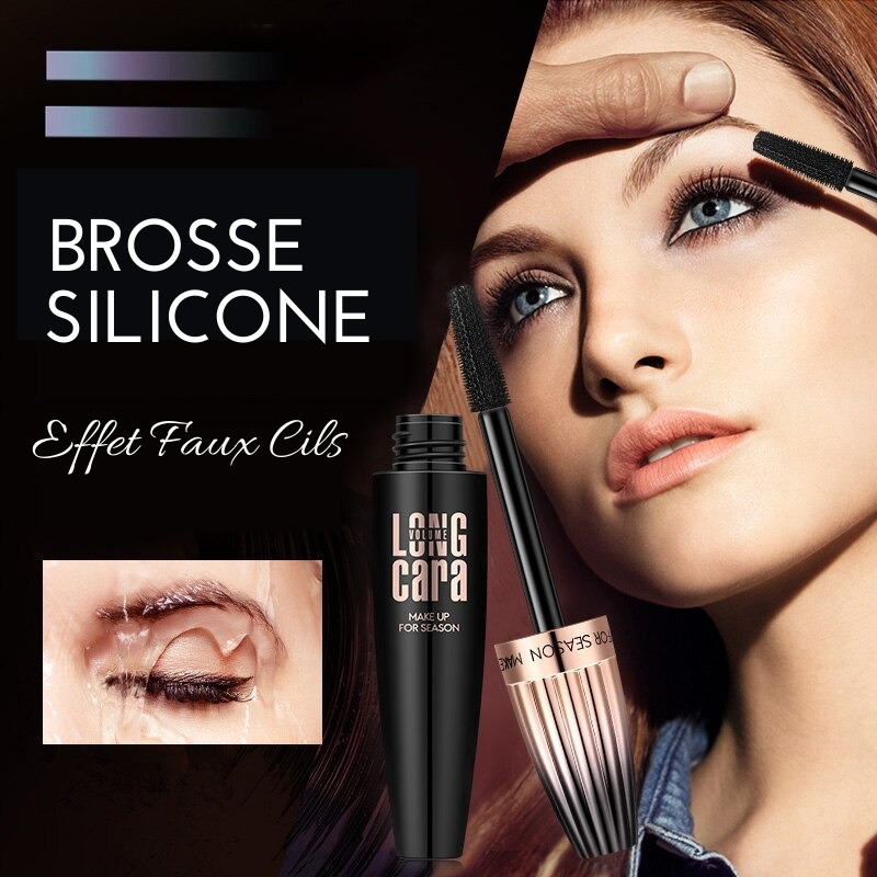 Mascara Effet Faux Cils Brosse Silicone