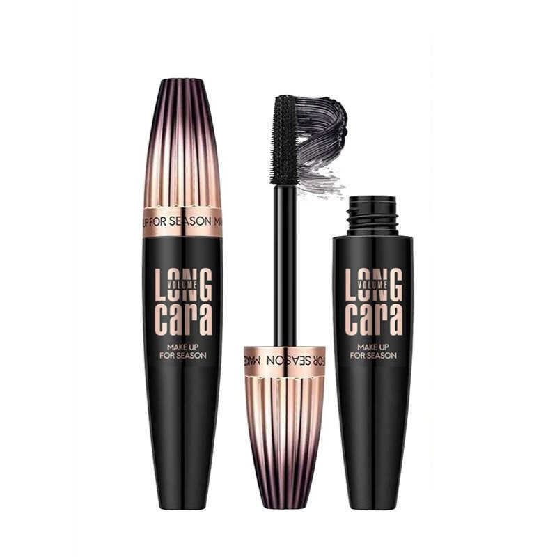 Mascara Fibres de Soie 4D Allongement de Cils Extra Longs