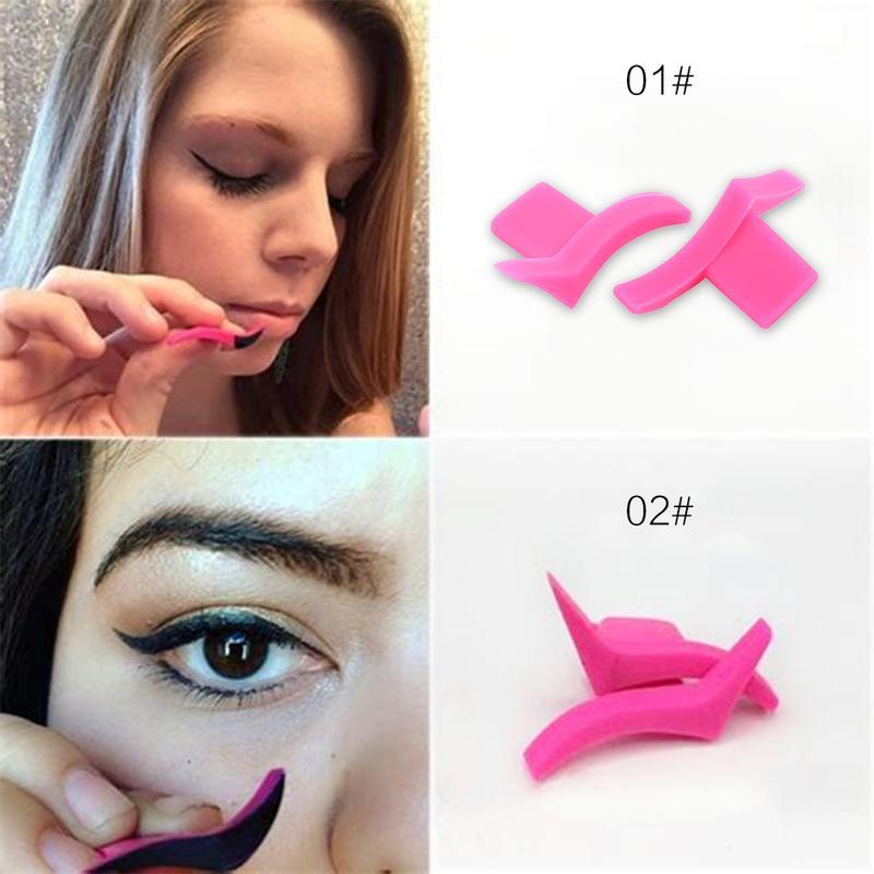 Tampons pour Eyeliner Liquide 2 Modèles en Silicone