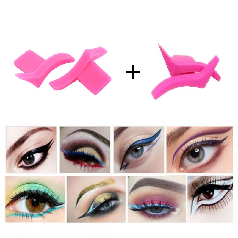 Tampons pour Eyeliner Liquide en Silicone 2 Modèles