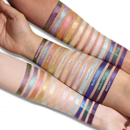 Swatch Test Fard à Paupières Gel Duochrome Changeant Caméléon Multichrome