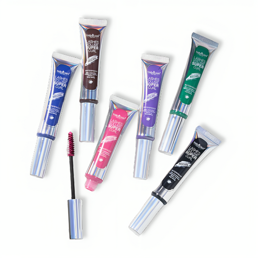Mascara Coloré Super Volume Waterproof Soin Vitamine E