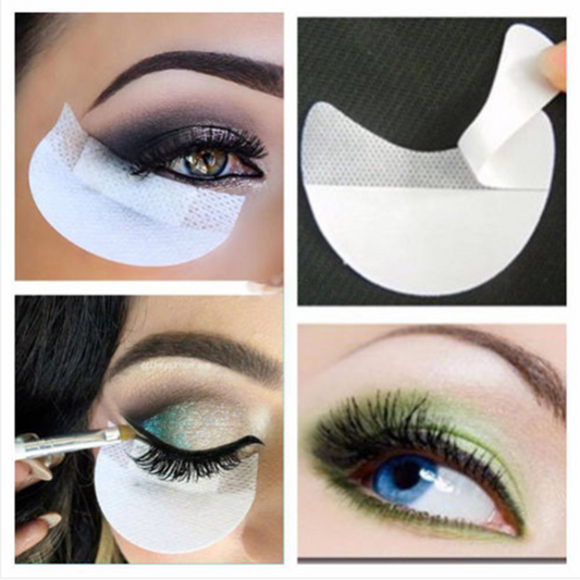 50 Patchs Adhésifs Maquillage Protection Contour des Yeux