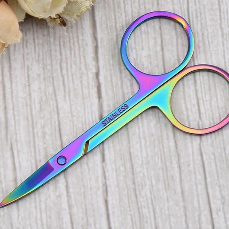 Ciseaux Précision pour l'Entretien Des Sourcils Rainbow Stainless