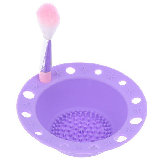 Egouttoir Bol Nettoyeur de Pinceaux à Maquillage