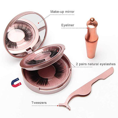 Ensemble 3 Pièces pour Faux Cils Magnétiques