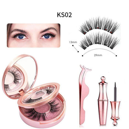 Faux Cils avec Eyeliner Magnétique Modèle KS02