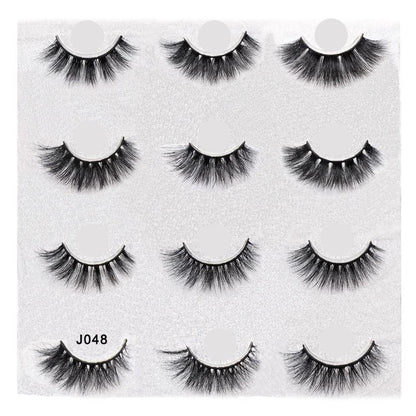 Faux Cils 3D Noir Naturels Balance