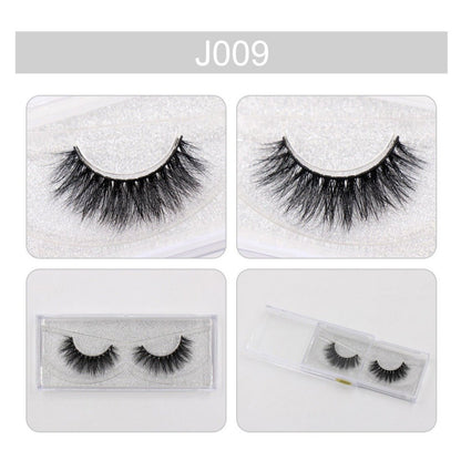 Faux Cils 3D Noir Naturels Serpentaire