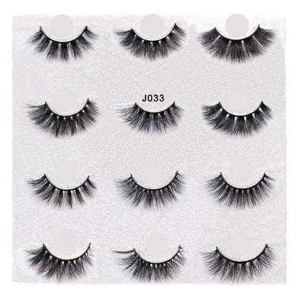 Faux Cils 3D Noir Naturels Taureau