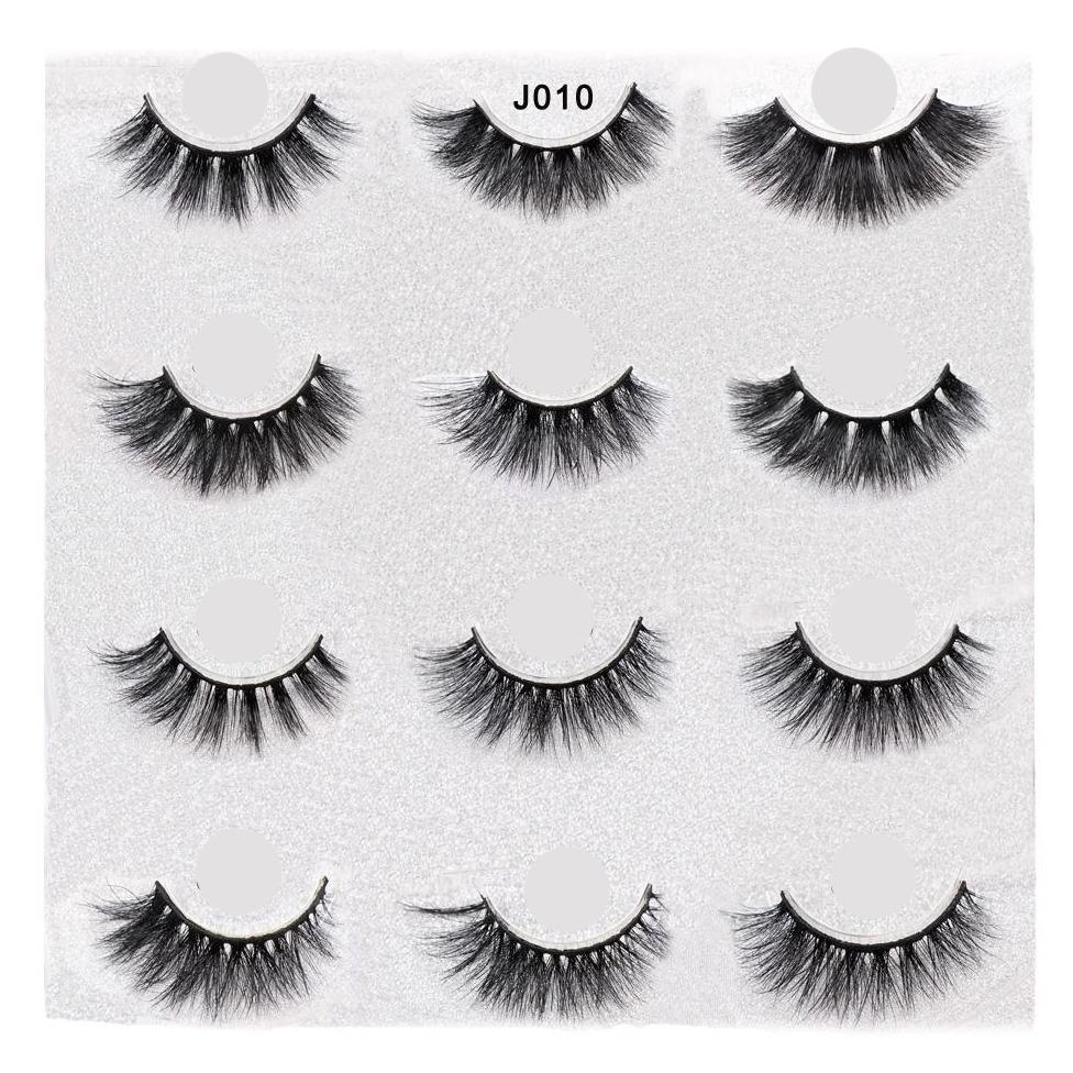 Faux Cils 3D Noir Naturels Verseau