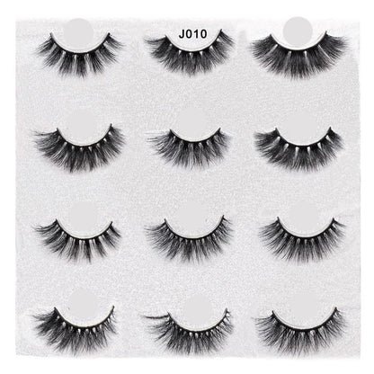 Faux Cils 3D Noir Naturels Verseau