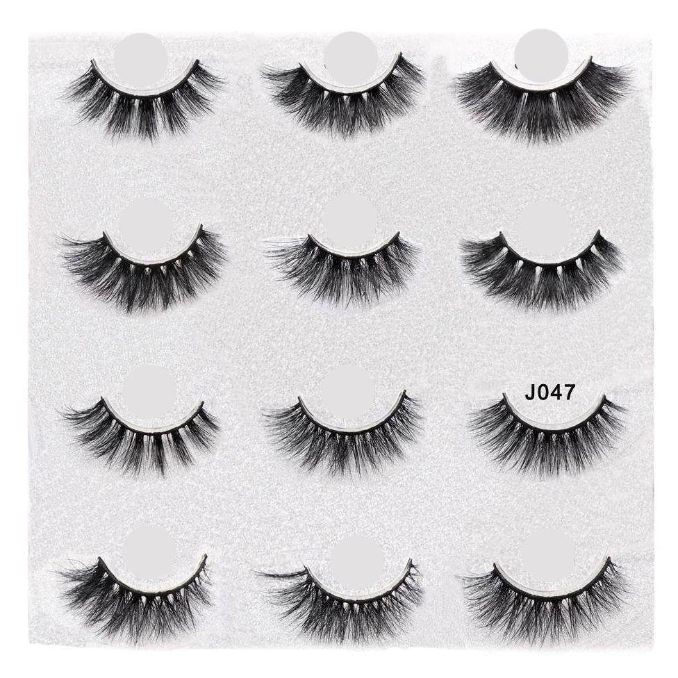 Faux Cils 3D Noir Naturels Vierge