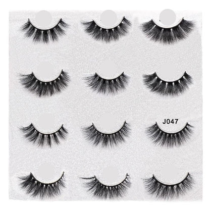 Faux Cils 3D Noir Naturels Vierge