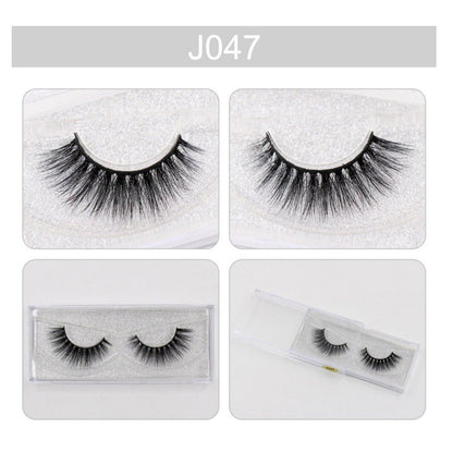 Faux Cils 3D Noir Naturels Vierge