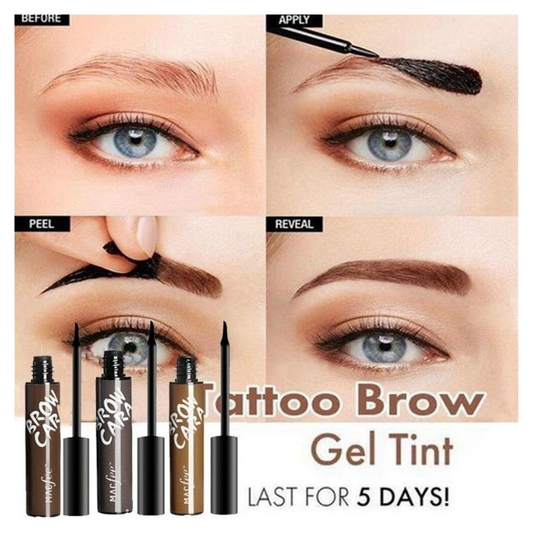 Gel Teinture des Sourcils Effet Tatouage
