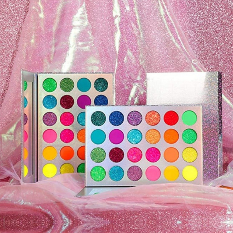 Palette Yeux Fards Néon et Fards Paillettes