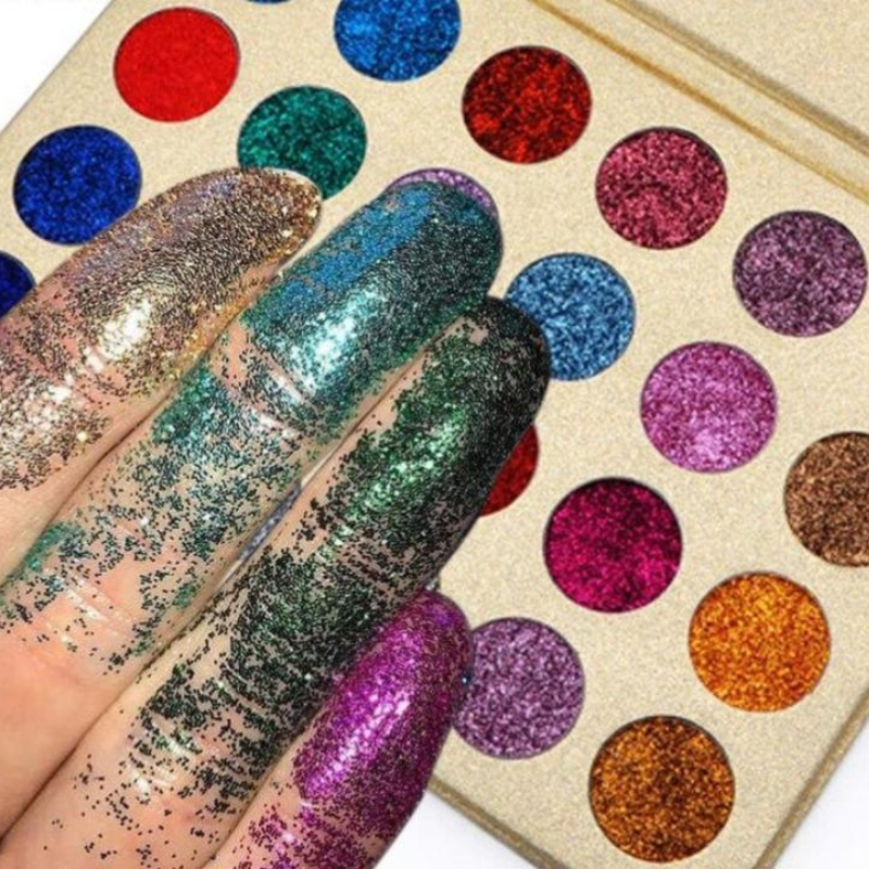 Palette Yeux Paillettes Compactes