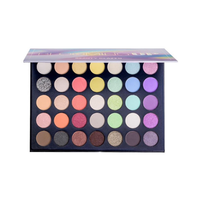 Palette Yeux 35 Fards à Paupières Pastels Givrés Lumineux Blooming Up