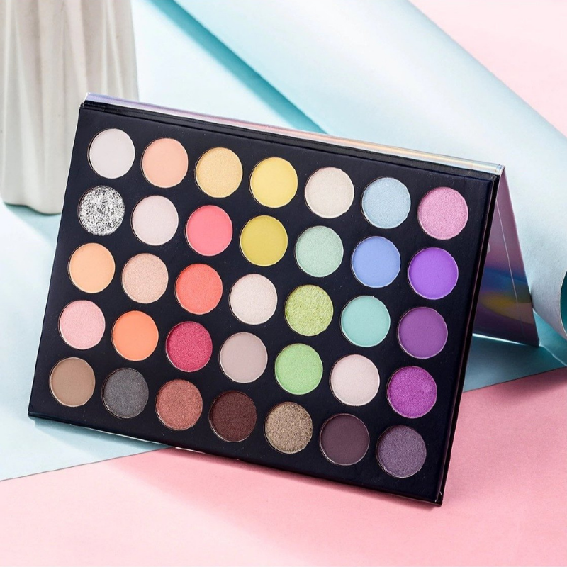 Palette Yeux 35 Fards à Paupières Pastels Givrés Lumineux Blooming Up