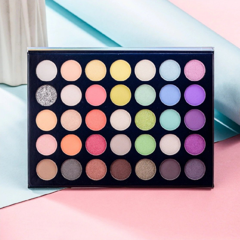 Palette Yeux 35 Fards à Paupières Pastels Givrés Lumineux Blooming Up