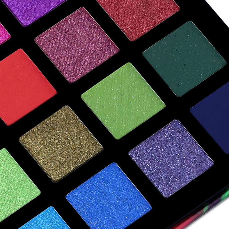 40 Fards aux Couleurs Vibrantes Ultra Pigmentées