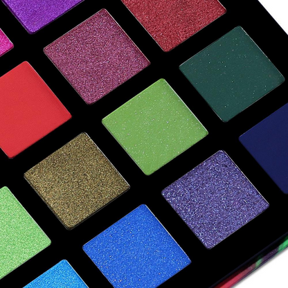 40 Fards aux Couleurs Vibrantes Ultra Pigmentées