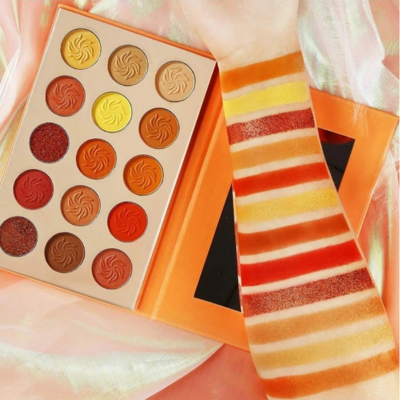 Palette Yeux 15 Fards à Paupières Peps Solaire Swatch Test
