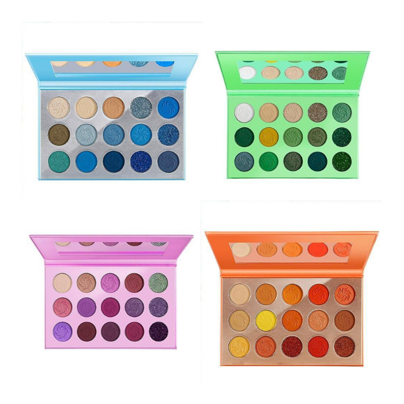 Palettes Yeux 15 Fards Couleurs Acidulées