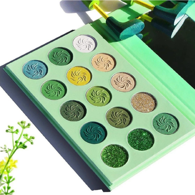 Palette Yeux 15 Fards à Paupières Peps Verts Eden