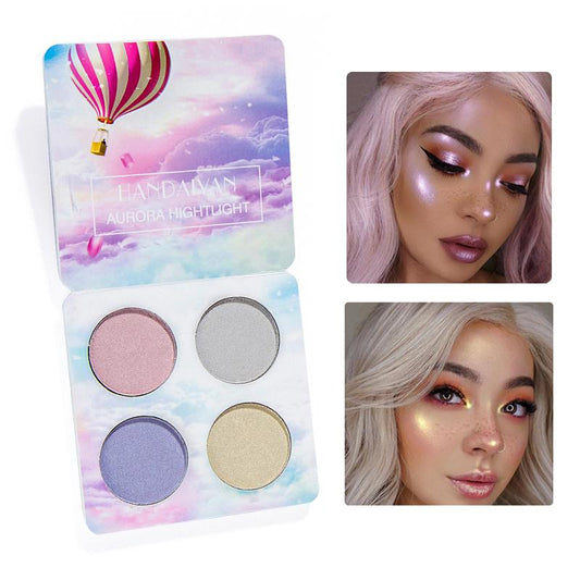 Highlighter Palette Yeux 4 Fards à Paupières Highlighter Pastel