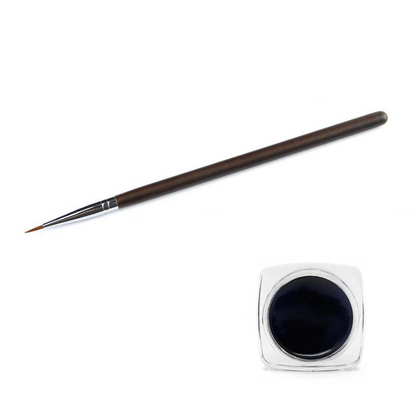 Pinceau Droit Fin Pour Eyeliner Gel