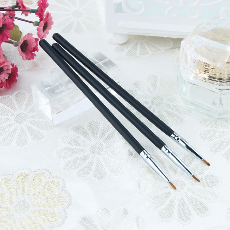 Pinceau Fin Droit Pour Application Professionnelle de l'Eyeliner