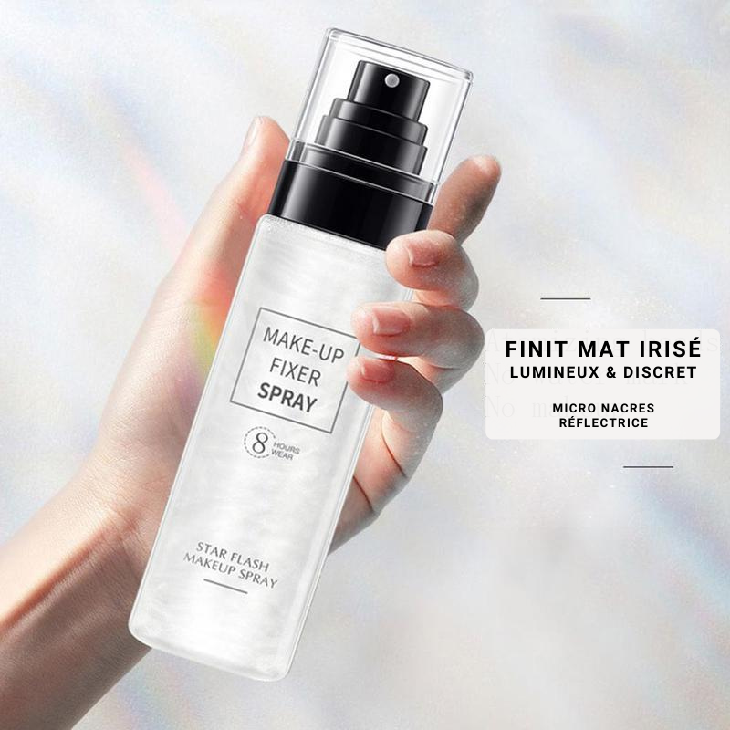 Spray Fixateur de Maquillage Hydratant Finit Mat Irisé
